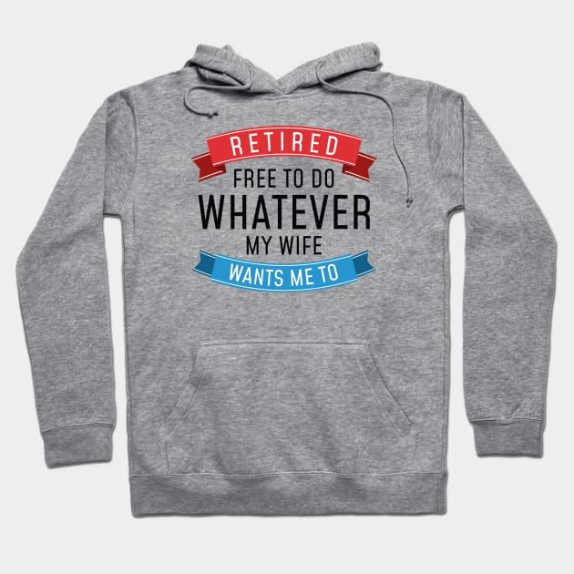 Retired Whatever Hoodie by LuckyFoxDesigns